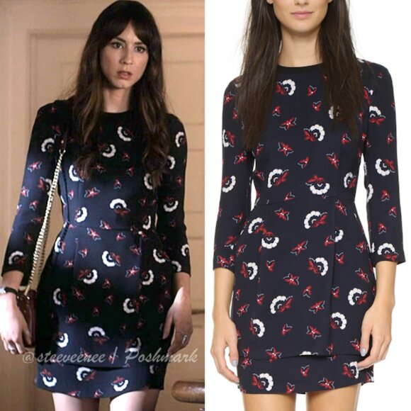 A.L.C. Tordi Dress in Midnight ASO Spencer Hastings - Picture 1 of 16